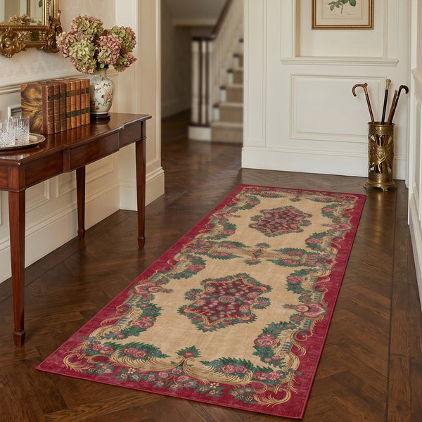 Burgundy Heritage Rug