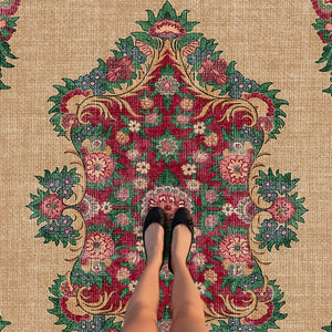 Burgundy Heritage Rug