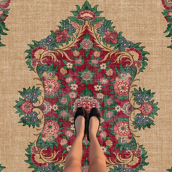 Burgundy Heritage Rug