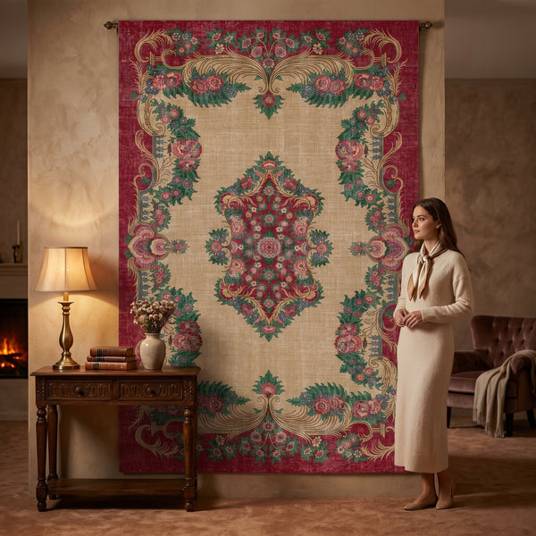 Burgundy Heritage Rug