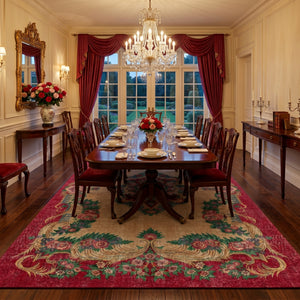 Burgundy Heritage Rug