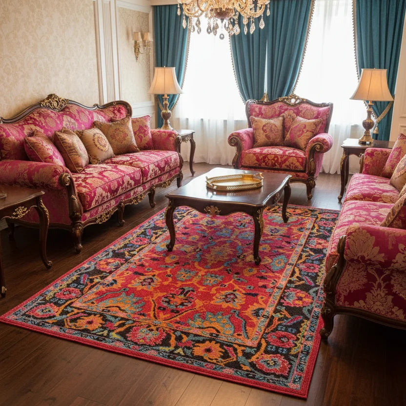 Vibrant Boho Rug