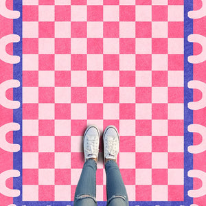 Pink Pop Art Rug