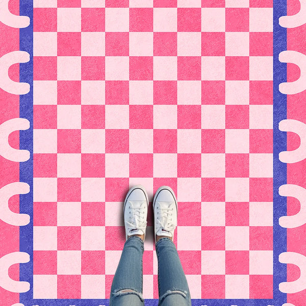 Pink Pop Art Rug