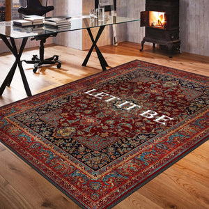 Let it Be - Oriental Art Rug with rich colors and artistic design