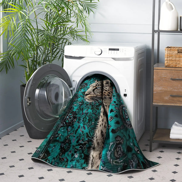 Artistic Leopard Rug
