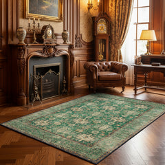 Vintage Emerald Area Rug