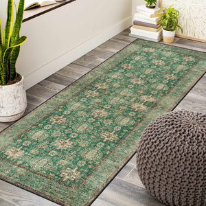 Vintage Emerald Area Rug