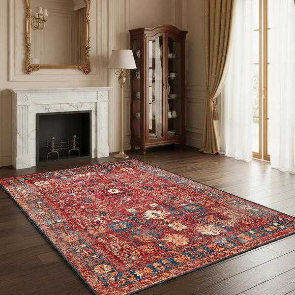 Red Vintage Style Rug