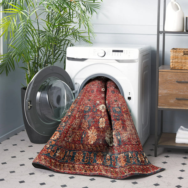 Red Vintage Style Rug