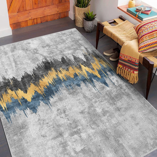 Modern gray carpet bringing sleek, understated elegance to a chic living room