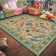 Vibrant Wildlife Rug