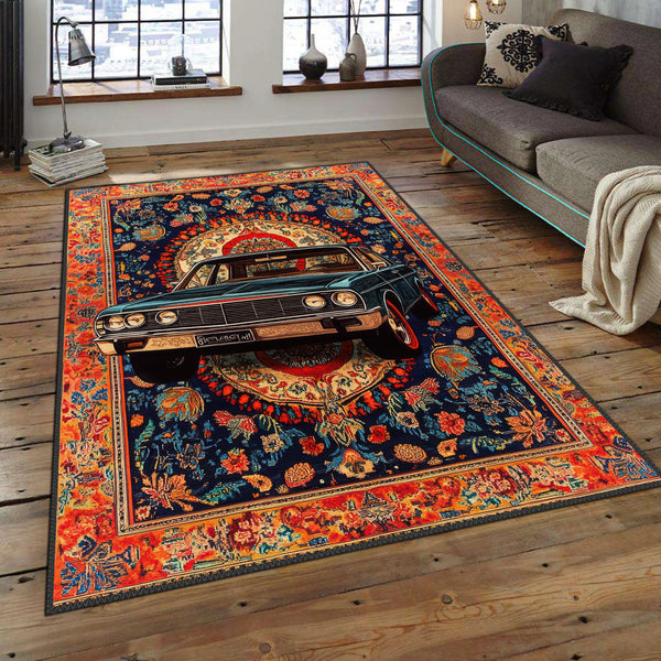 Classic Car Lovers Rug