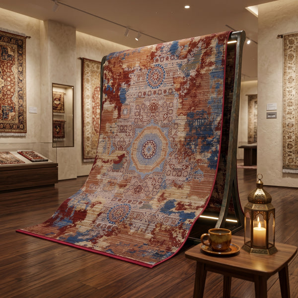 Memluk Distressed Woven Rug