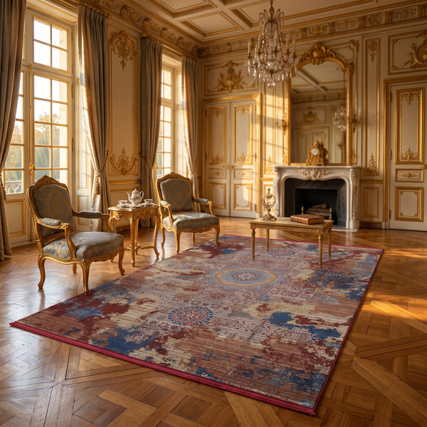 Memluk Distressed Woven Rug