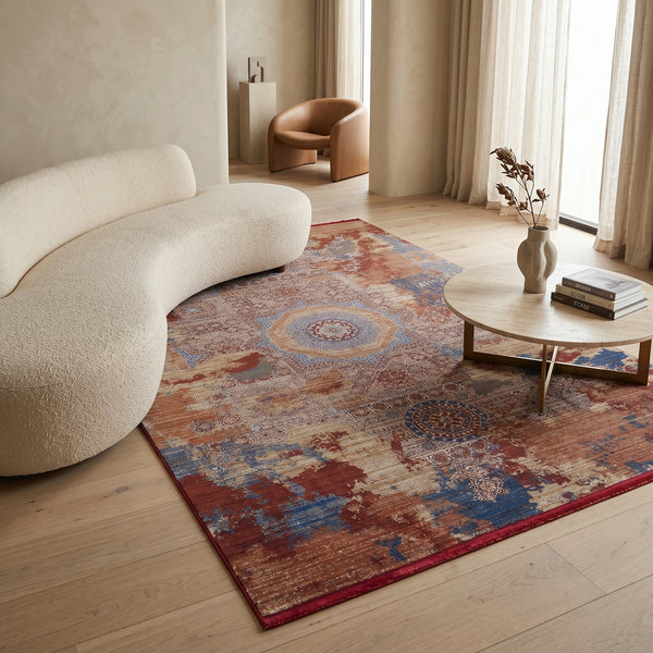 Memluk Distressed Woven Rug
