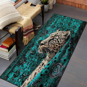 Artistic Leopard Rug