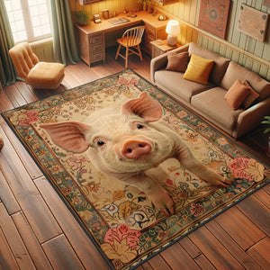 Charming Piglet Rug