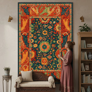Caucasian Colorful Rug - SH 314