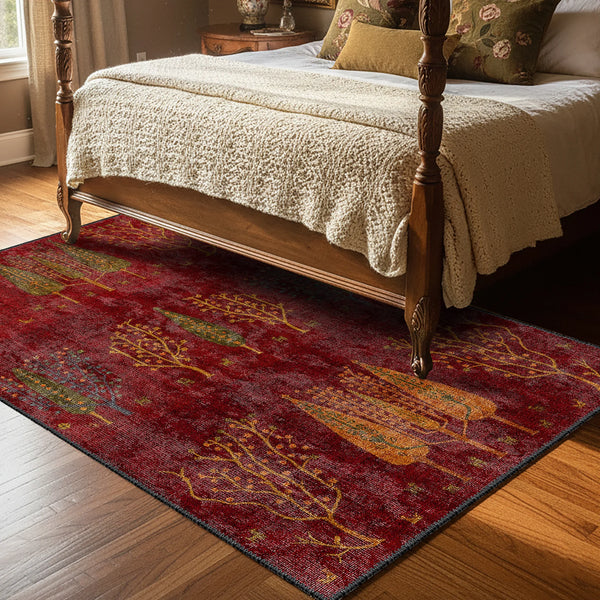 Red Tree of Life Rug - SH 368