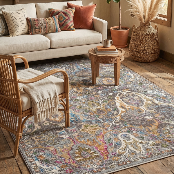 Unique Artistic Woven Rug