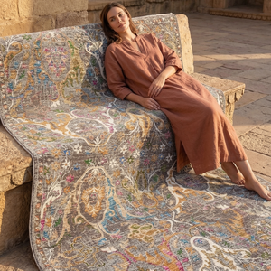 Unique Artistic Woven Rug