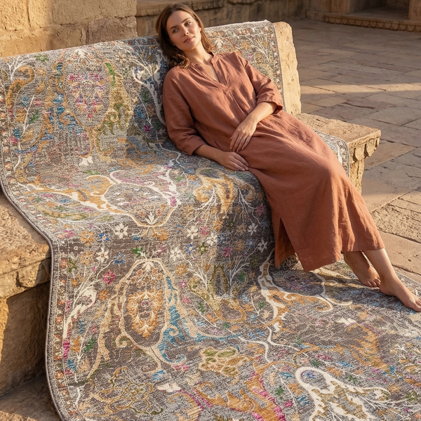 Unique Artistic Woven Rug