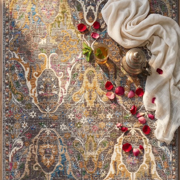 Unique Artistic Woven Rug
