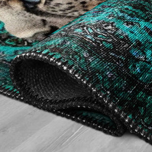 Artistic Leopard Rug