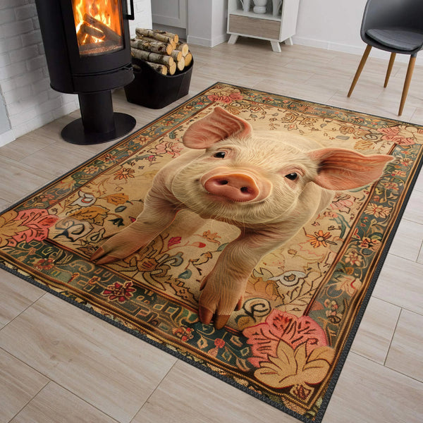 Charming Piglet Rug