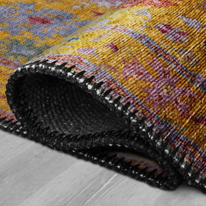 Vibrant Yellow Rug