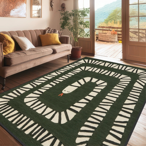 Green Snake Rug