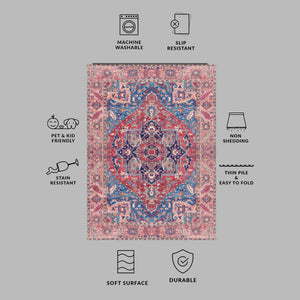 Persian Style Medallion Rug