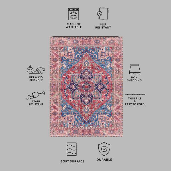 Persian Style Medallion Rug