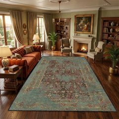 Heritage Style Green Rug