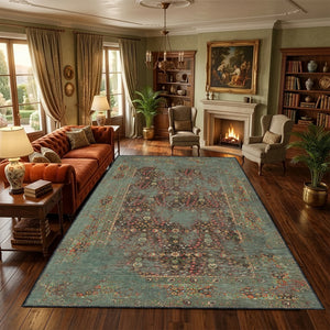 Heritage Style Green Rug
