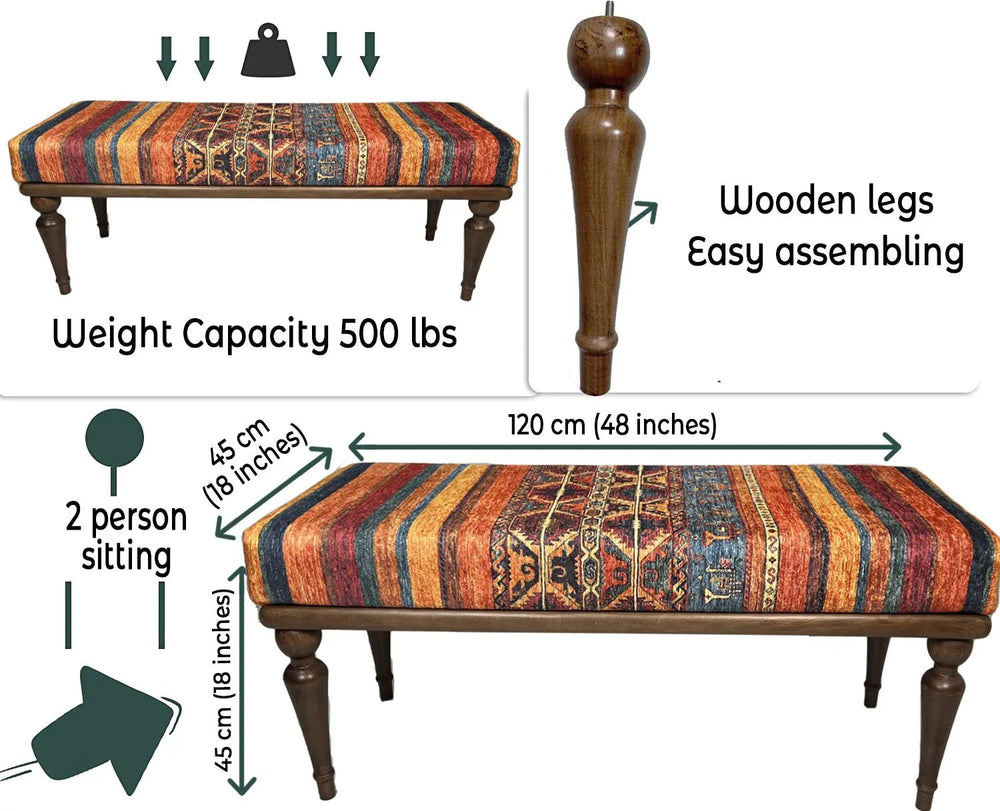 ottoman piano bench