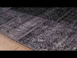 Grey Patchwork Rug