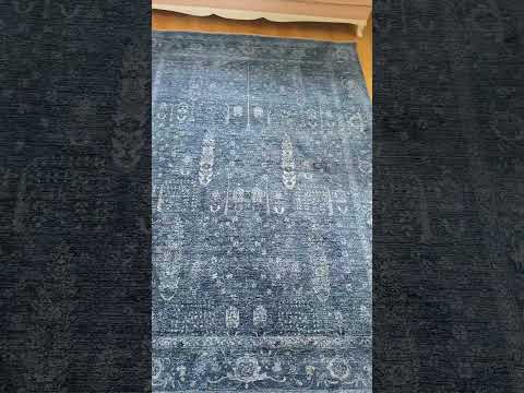 Indigo Tone Woven Rug